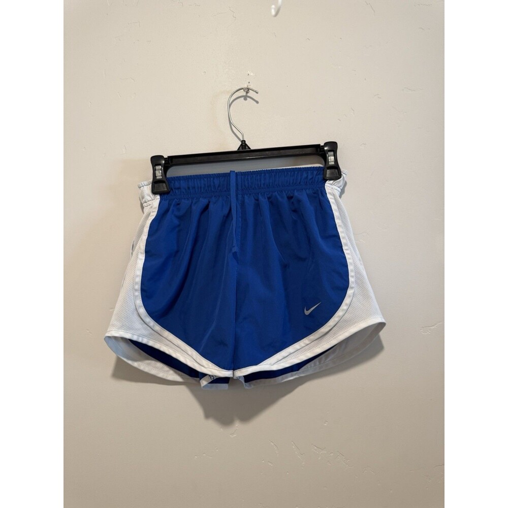 Nike Dri Fit Tempo Running Shorts Lined Blue White 831558-480 Women’s XS